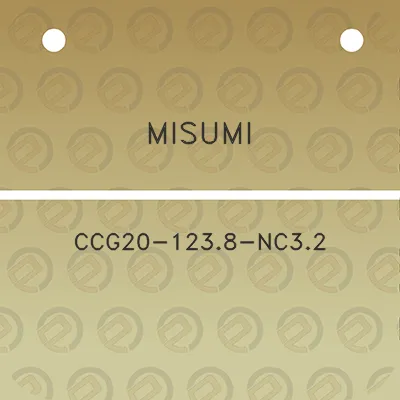 misumi-ccg20-1238-nc32