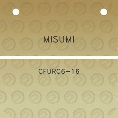 misumi-cfurc6-16