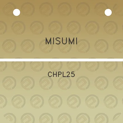 misumi-chpl25