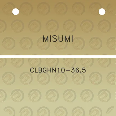 misumi-clbghn10-365