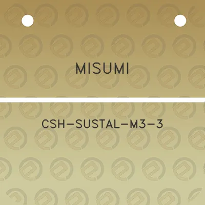 misumi-csh-sustal-m3-3