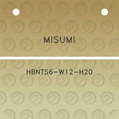 misumi-hbnts6-w12-h20