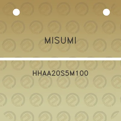 misumi-hhaa20s5m100