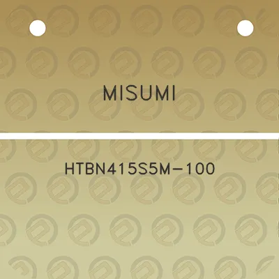 misumi-htbn415s5m-100