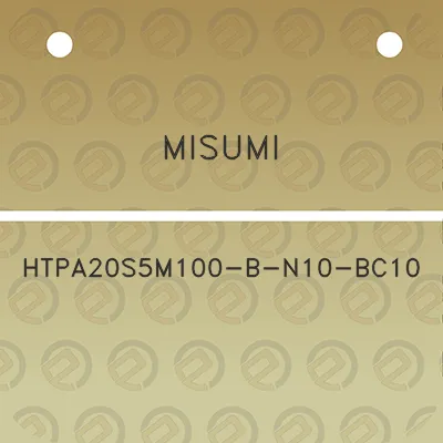 misumi-htpa20s5m100-b-n10-bc10