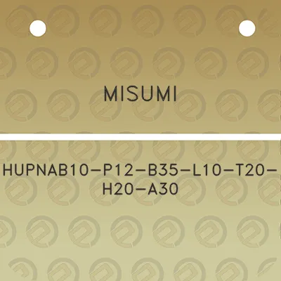 misumi-hupnab10-p12-b35-l10-t20-h20-a30