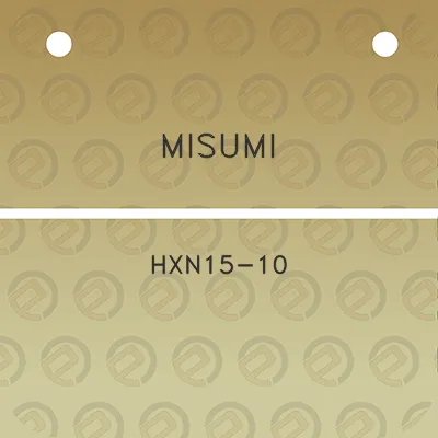 misumi-hxn15-10