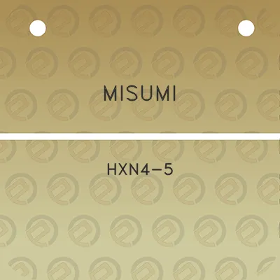 misumi-hxn4-5