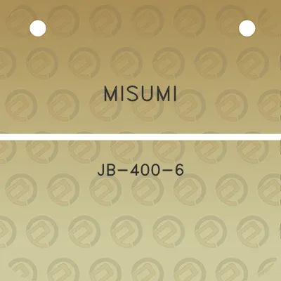 misumi-jb-400-6