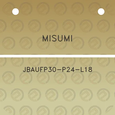 misumi-jbaufp30-p24-l18