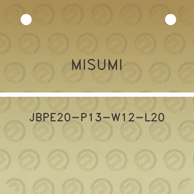 misumi-jbpe20-p13-w12-l20