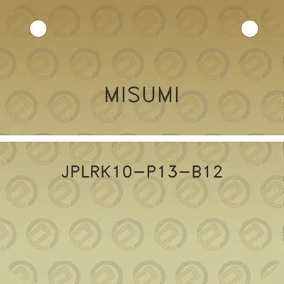 misumi-jplrk10-p13-b12