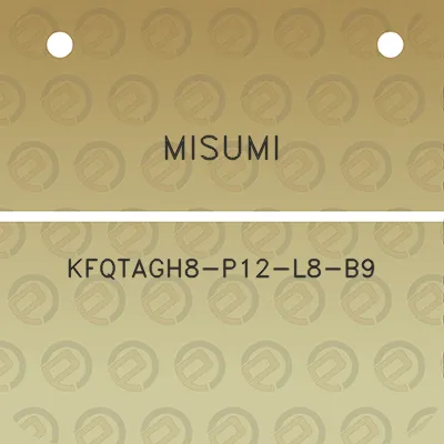 misumi-kfqtagh8-p12-l8-b9