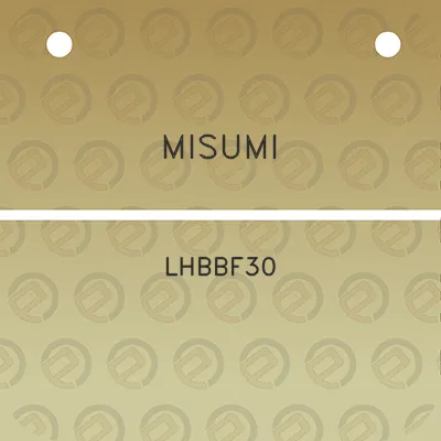 misumi-lhbbf30