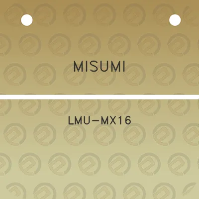 misumi-lmu-mx16