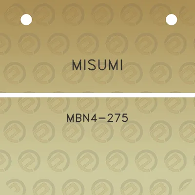 misumi-mbn4-275