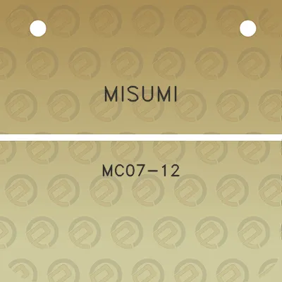 misumi-mc07-12