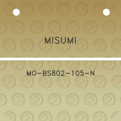 misumi-mo-bs802-105-n