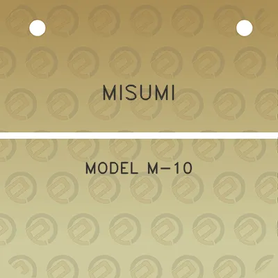 misumi-model-m-10