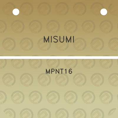 misumi-mpnt16