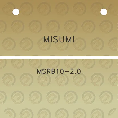 misumi-msrb10-20