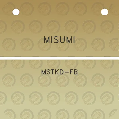 misumi-mstkd-fb