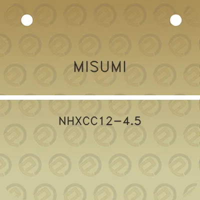 misumi-nhxcc12-45