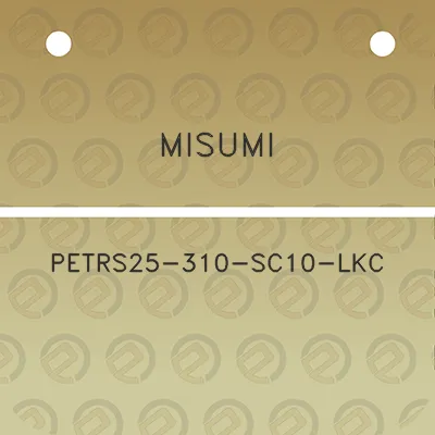 misumi-petrs25-310-sc10-lkc