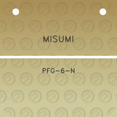 misumi-pfg-6-n