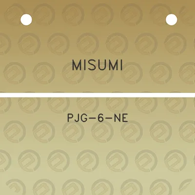 misumi-pjg-6-ne