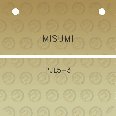 misumi-pjl5-3