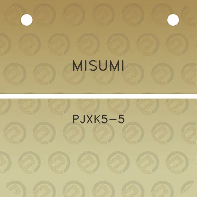 misumi-pjxk5-5