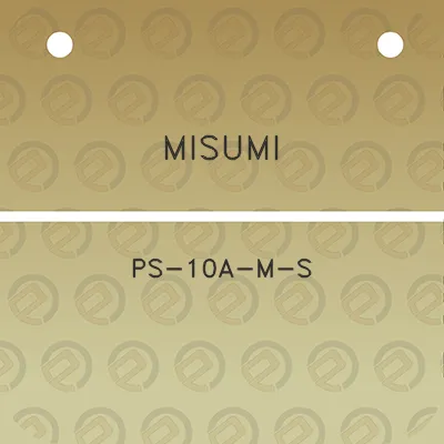 misumi-ps-10a-m-s