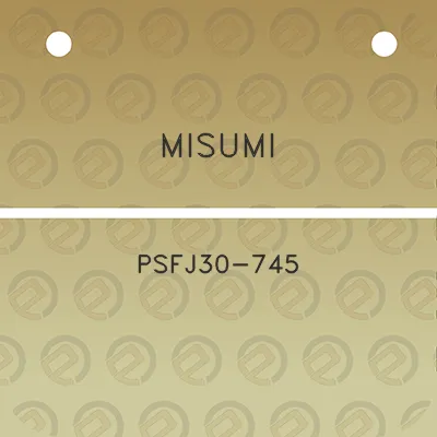 misumi-psfj30-745