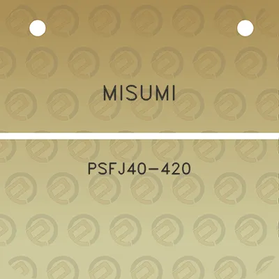 misumi-psfj40-420