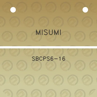 misumi-sbcps6-16