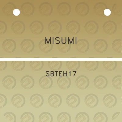 misumi-sbteh17