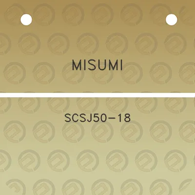 misumi-scsj50-18