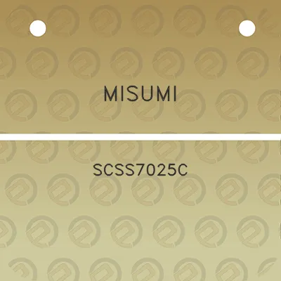 misumi-scss7025c