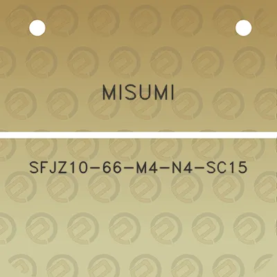 misumi-sfjz10-66-m4-n4-sc15