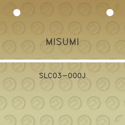 misumi-slc03-000j