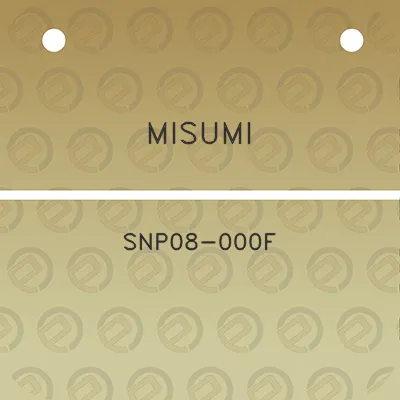 misumi-snp08-000f