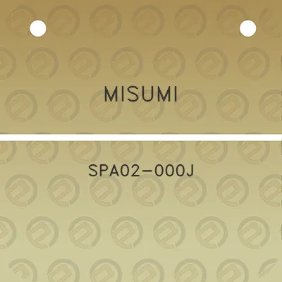 misumi-spa02-000j