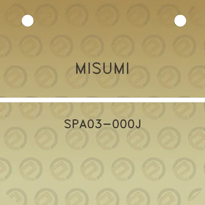 misumi-spa03-000j