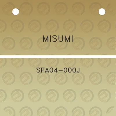 misumi-spa04-000j