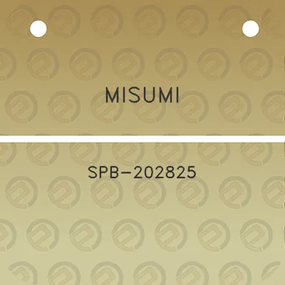 misumi-spb-202825