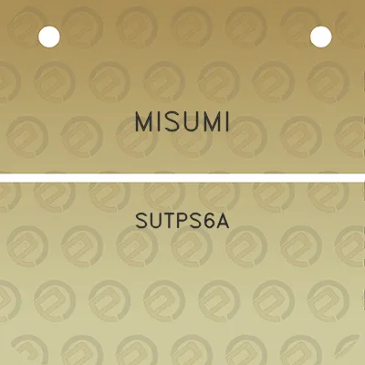 misumi-sutps6a