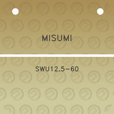 misumi-swu125-60