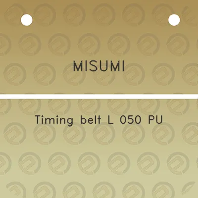 misumi-timing-belt-l-050-pu