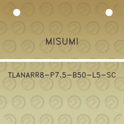 misumi-tlanarr8-p75-b50-l5-sc